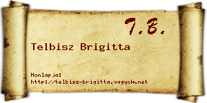 Telbisz Brigitta névjegykártya